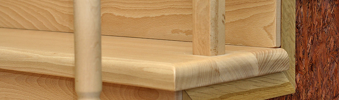 Scari de interior placate cu lemn